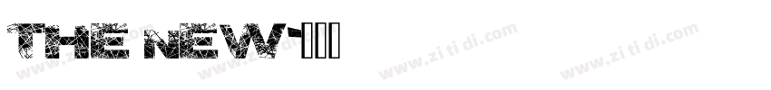 the new字体转换